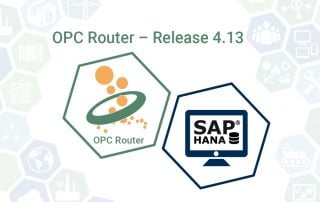 OPC Router Release 4.13 mit SAP HANA Datenbank Plug-in