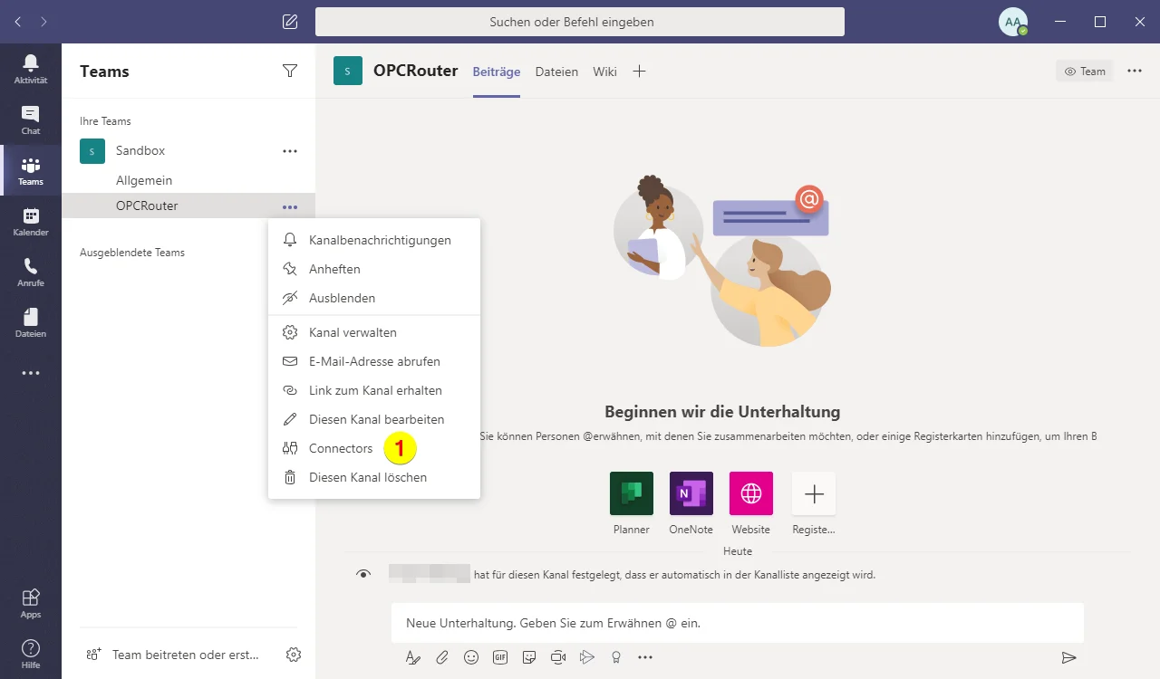 Screenshoot Microsoft Teams
