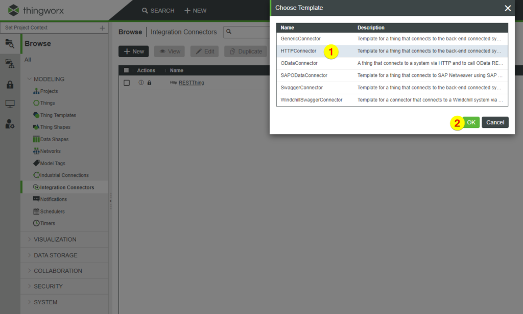 Thingworx HTTP Connector