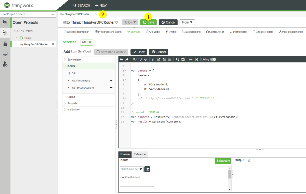 Thingworx source code