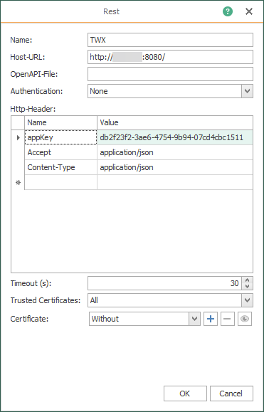 OPC Router REST Key