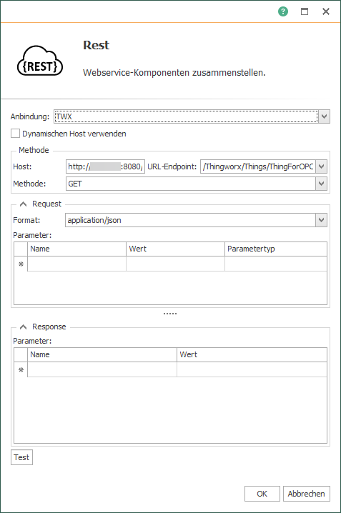 OPC Router Rest-Transferobjekt