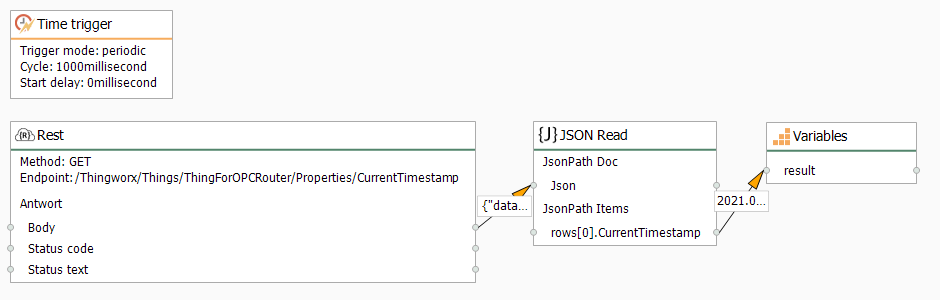 OPC Router connection at runtime: