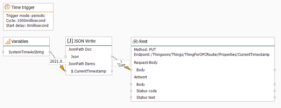 OPC Router connection at runtime