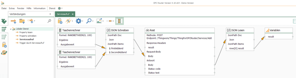 OPC Router Verbindung