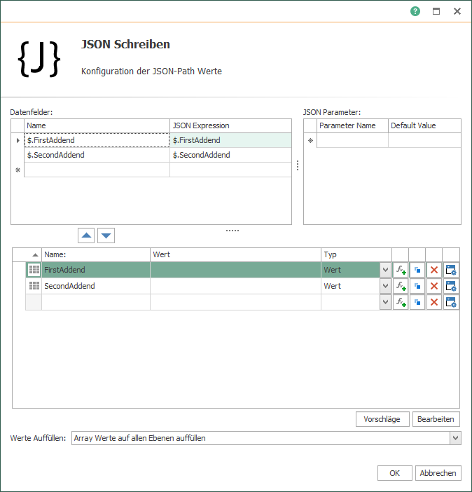 OPC Router JSON-Übersicht