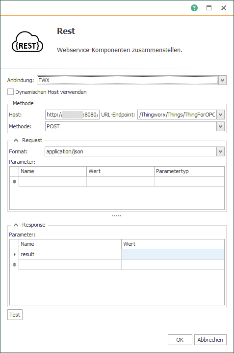 OPC Router Rest-Transferobjekt