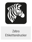 Plug-in-Kasten-Zebra-Etikettendrucker Zebra Etikettendrucker Plug-in