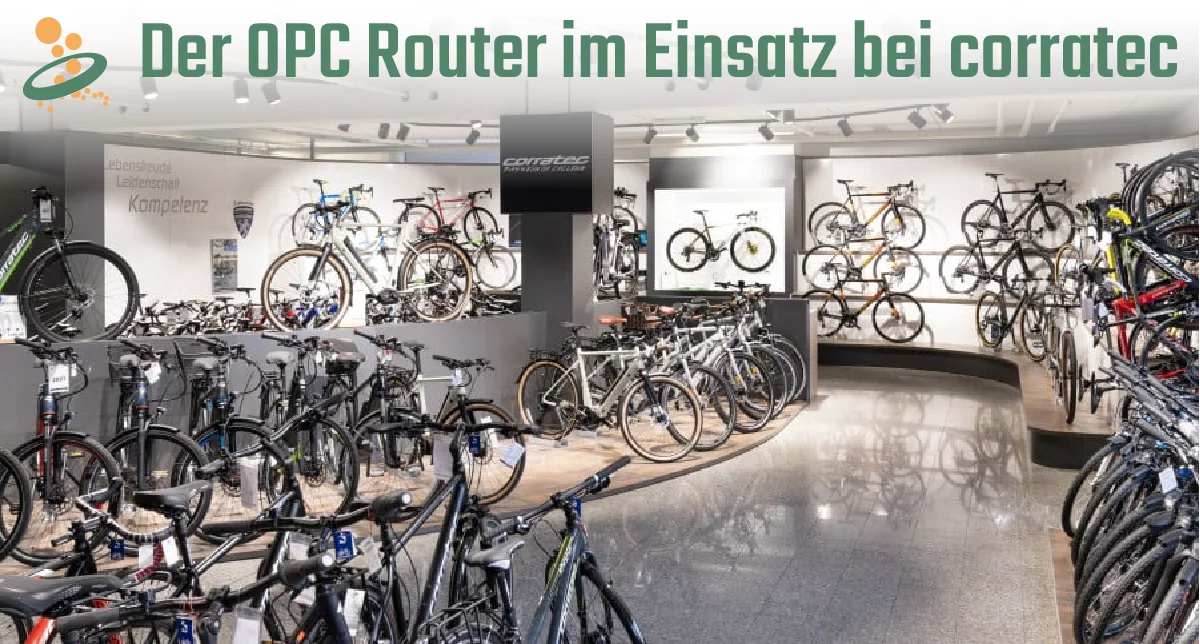 Der OPC Router als Herzstück bei corratec